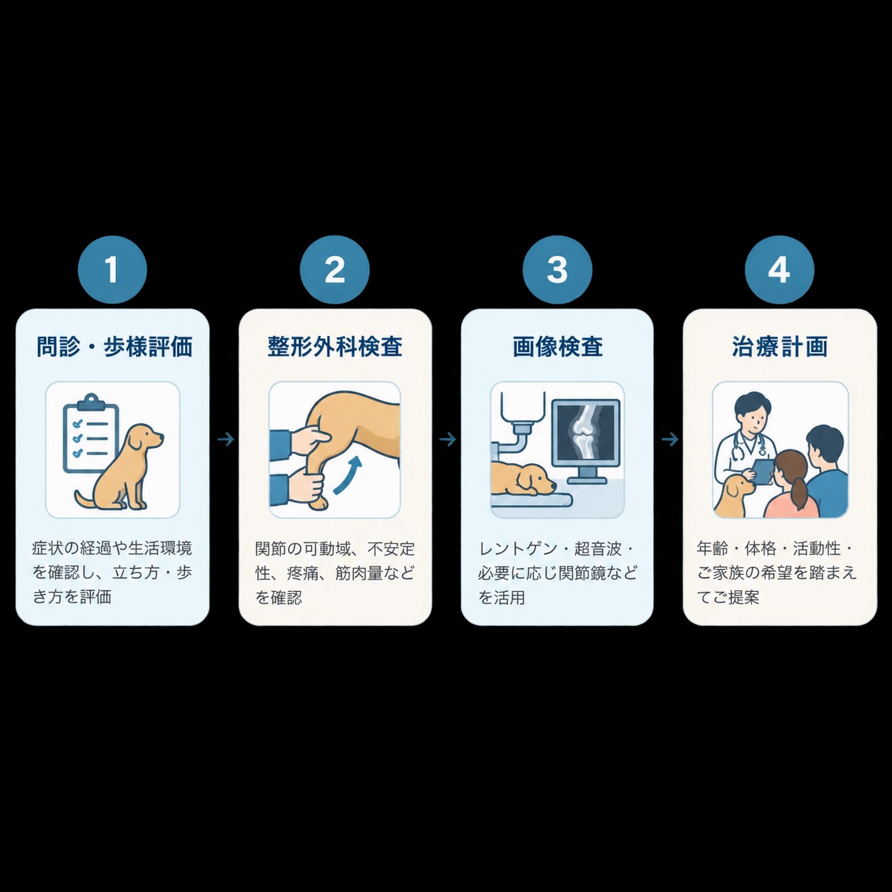 正確な診断を大切にしています